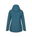 Womens/ladies Tempest Waterproof 3 Layer Ski Jacket Teal Mountain Warehouse-2