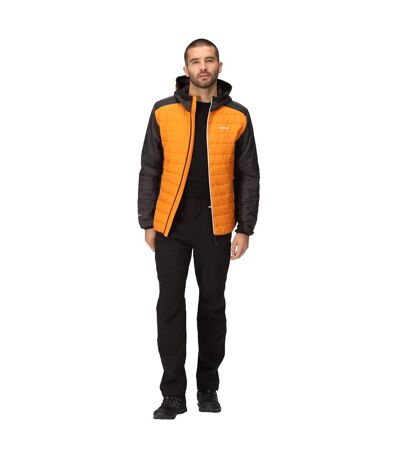 Doudoune Matelassée Trutton Homme Orange Cendre Regatta