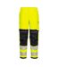 Womens/ladies Pw3 Modaflame Hi-vis Work Trousers Yellow Black Portwest-1