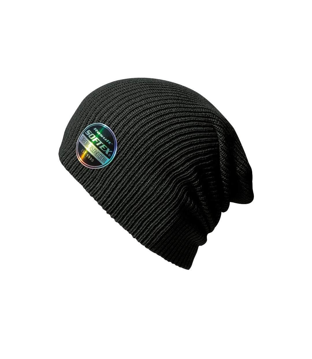 Bonnet Souple Unisexe Pour Adultes Noir Result Core-1