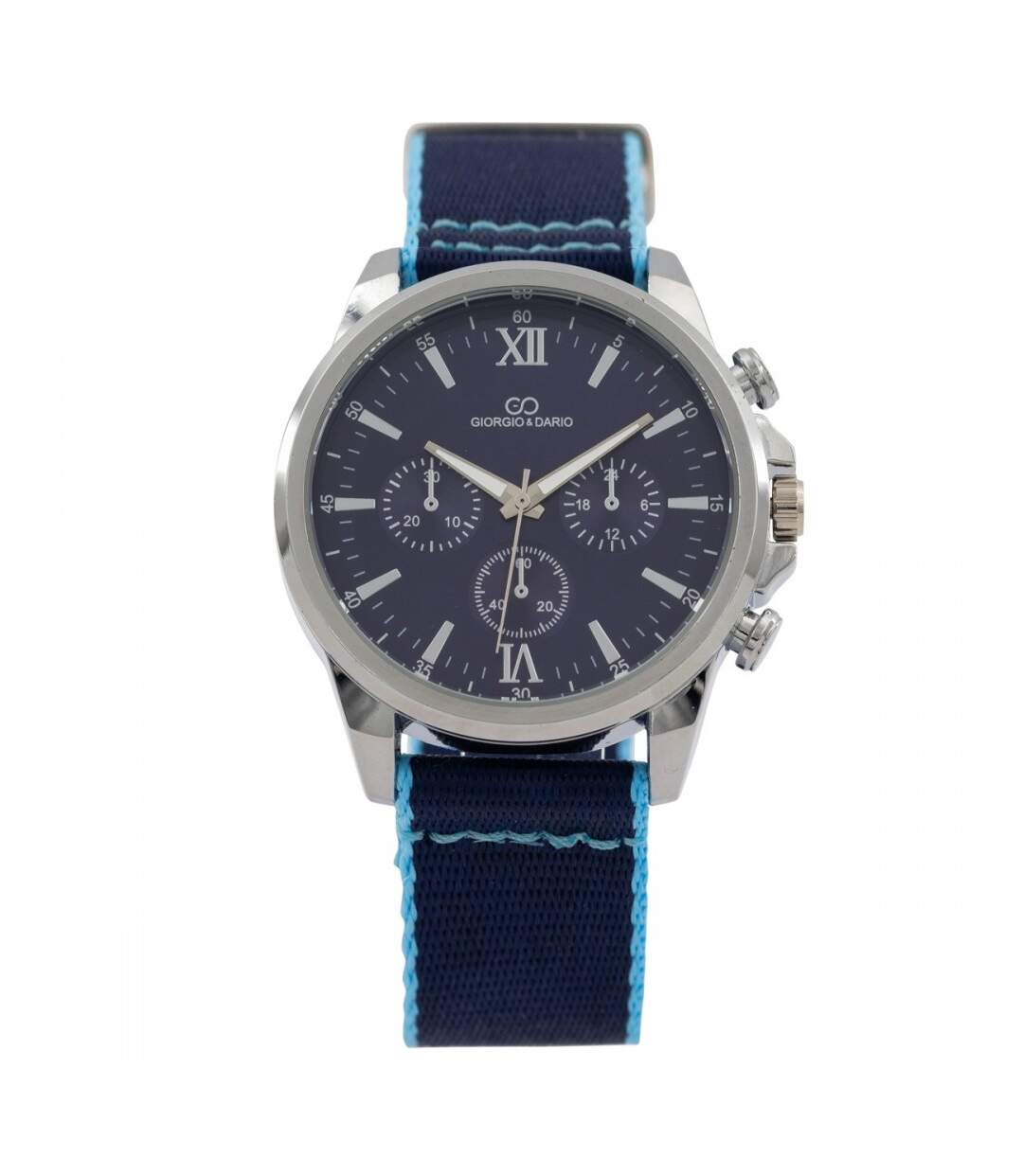 Votre Montre Homme Tissu Bleu GIORGIO