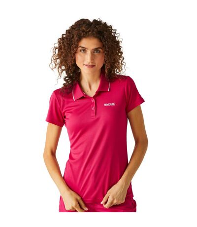 Womens/ladies Maverick V Polo Shirt Pink Potion Regatta