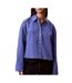 Chemise rayures bleu femme calvin klein jeans stripe boxy-1