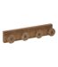 Patère 4 Tiges Design Côme 40cm Marron-1