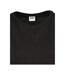 Womens/ladies organic cotton extended shoulder t-shirt black Urban Classics-3