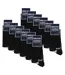 12 Pack Mens Bamboo Crew Grip Socks | Reinforced Heel & Toe Soft Non Slip Socks-2