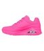 Baskets Uno Stand On Air Femme Rose Vif Skechers-2