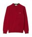 Sweat monochrome homme orange Lacoste-1