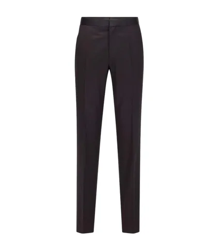 Mens Ledan Trousers Black Boss