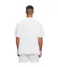 Mens Mock Neck Oversized T-shirt White Build Your Brand-3