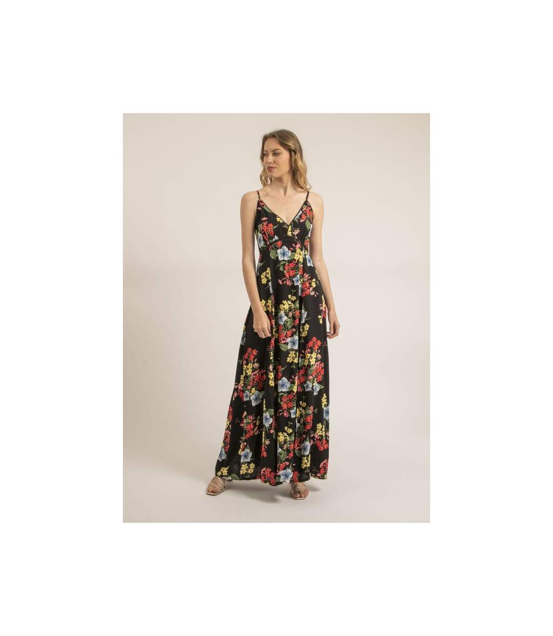 Robe longue motifs ITALIKA - Dona X Lisa-1