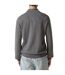 Mens Long-sleeved Polo Shirt Charcoal Capo-3