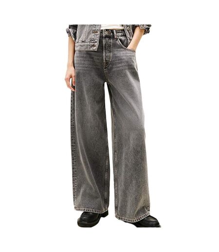 Jean large gris femme tommy hilfiger charlie loose wid