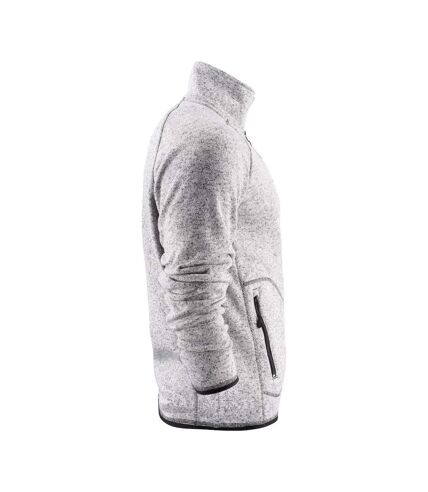 James Harvest Mens Rich Hill Melange Fleece Jacket (Gray) - UTUB378