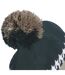 Lettering Cold.rdy Bobble Hat Aurora Green Ivy Adidas-3