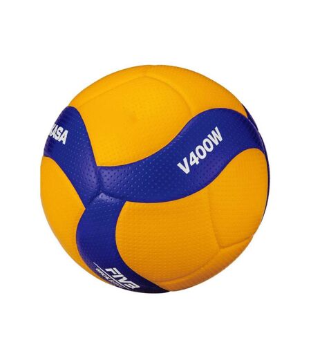 Ballon De Volley-ball V400w Taille 4 Bleu Jaune Mikasa