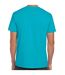 T-shirt manches courtes homme bleu tropical Gildan