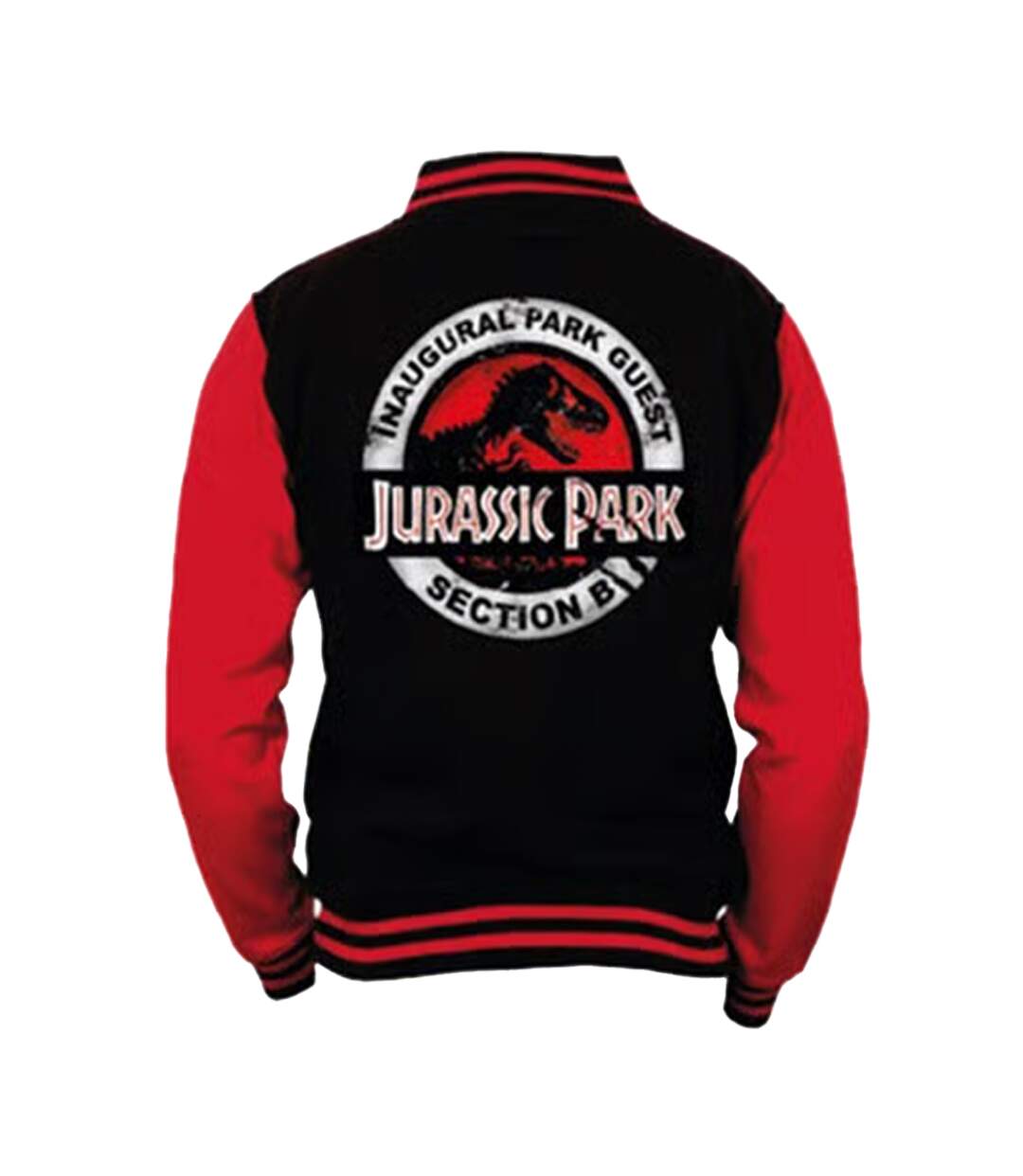 Veste Homme Noir Rouge Jurassic Park-2
