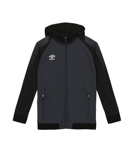 Veste de survêtement Noir Homme zippé à capuche Umbro 943850 - L