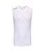 Mens Performance Sleeveless Base Layer Top White Sondico-1