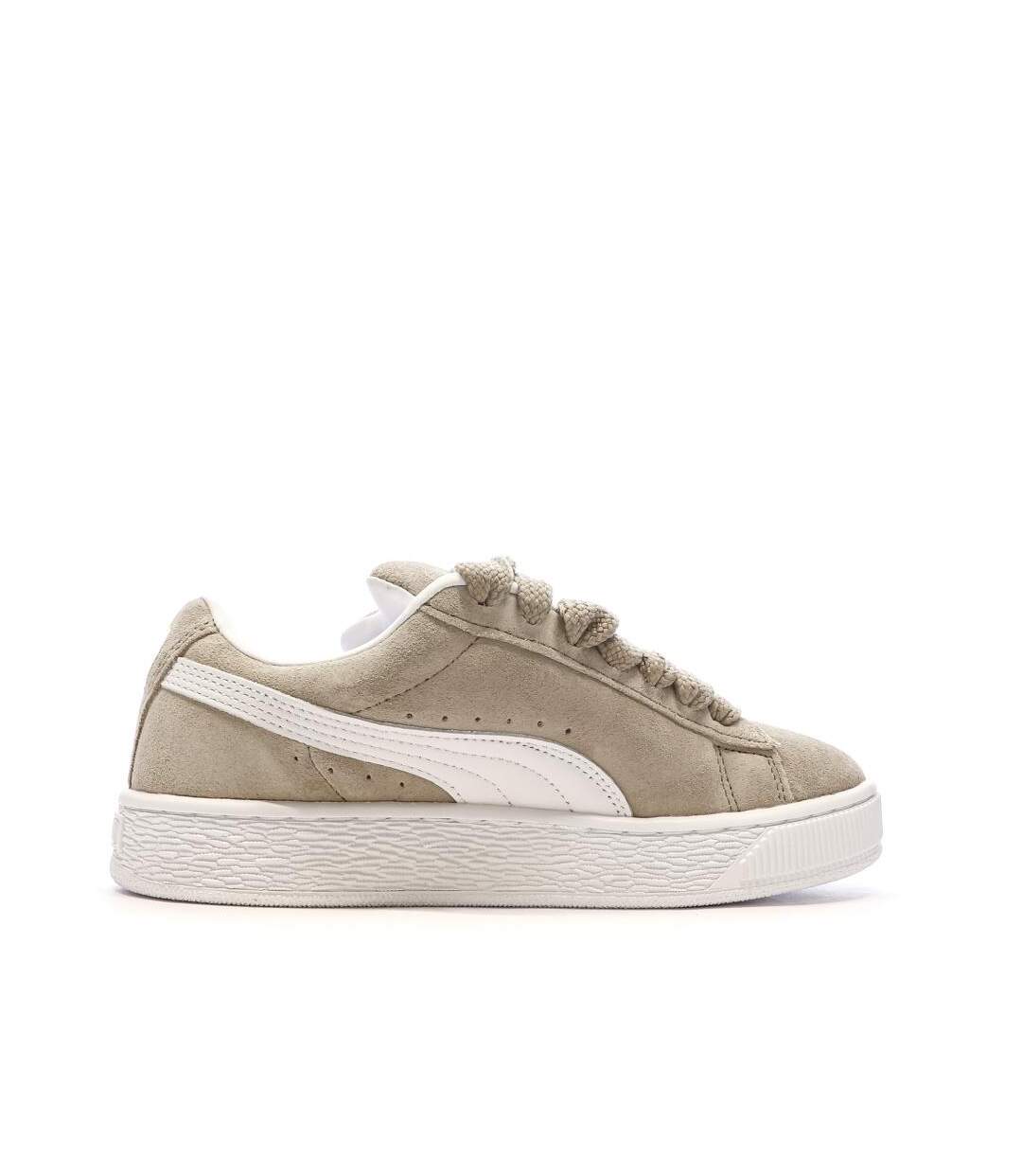 Baskets beiges femme puma suede xl-2