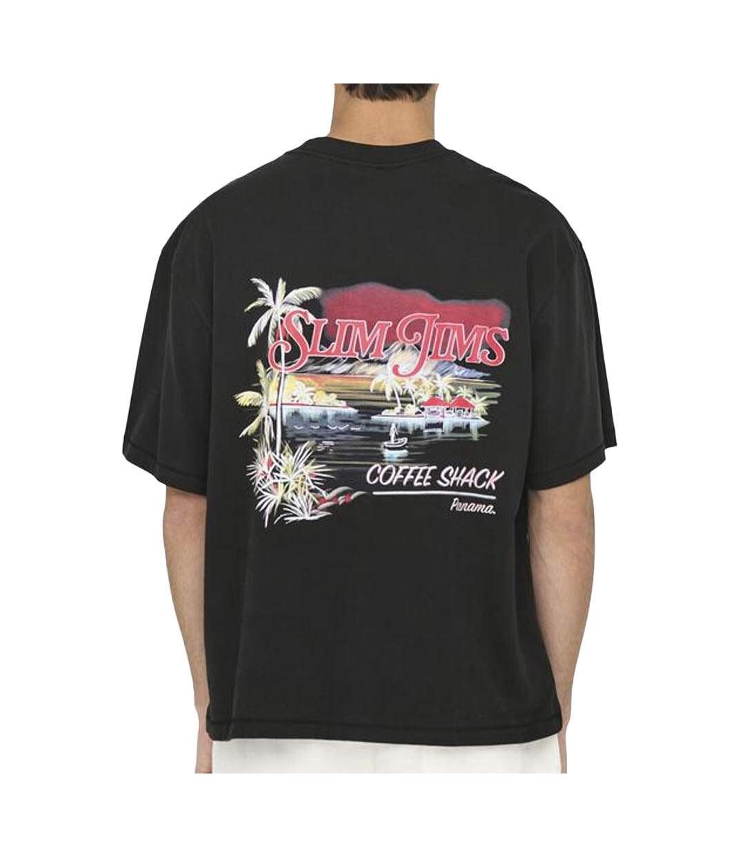 T-Shirt noir homme only & sons malik-2