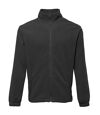 2786 Mens Full Zip Fleece Jacket (280 GSM) (Black) - UTRW2506