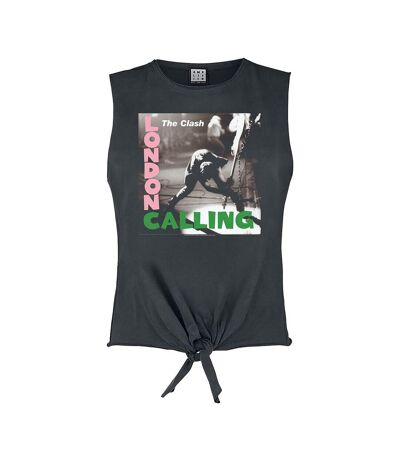 Amplified - T-shirt LONDON CALLING - Femme (Anthracite) - UTGD968