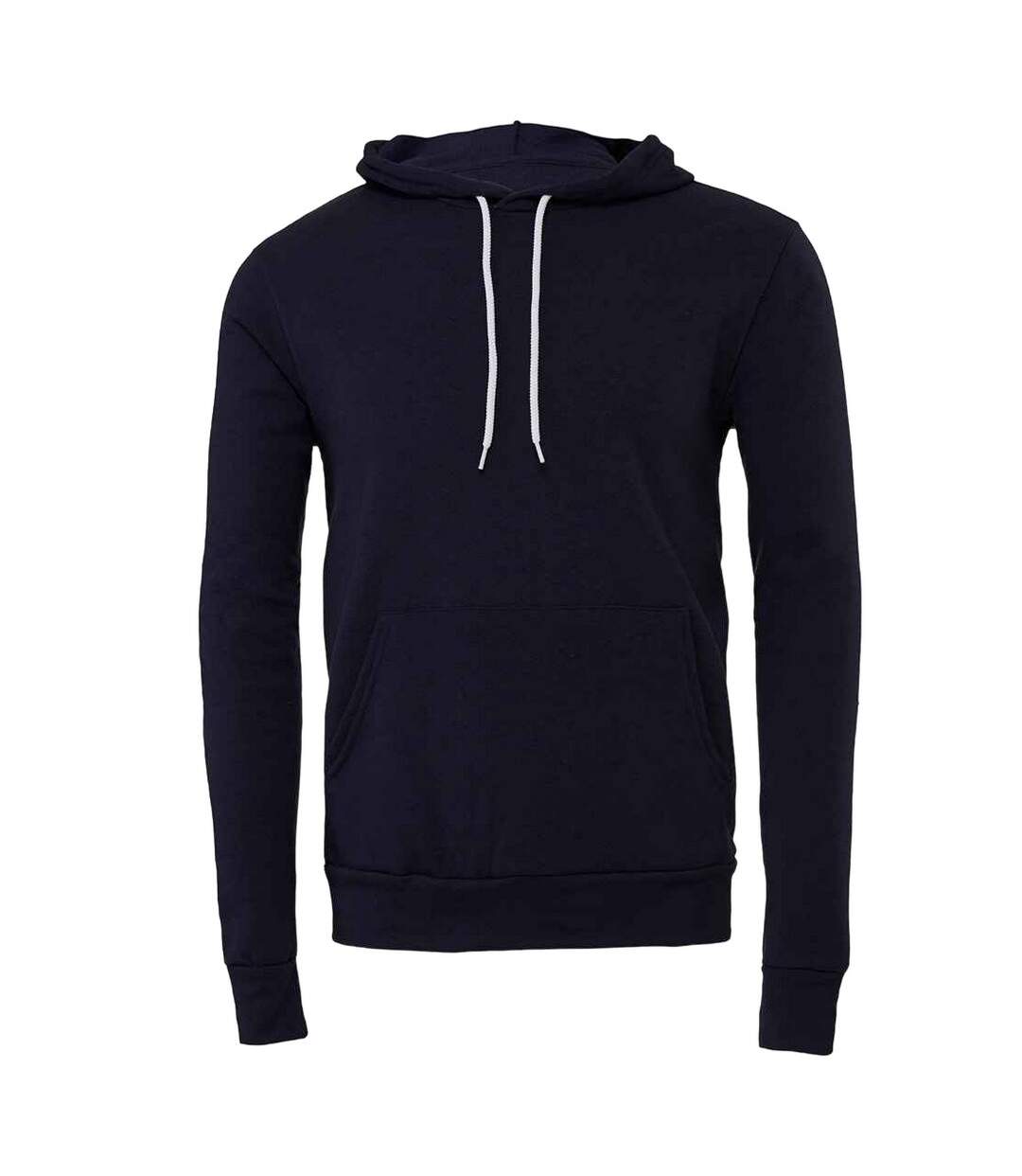 Sweat à capuche adulte bleu marine Bella + Canvas-1