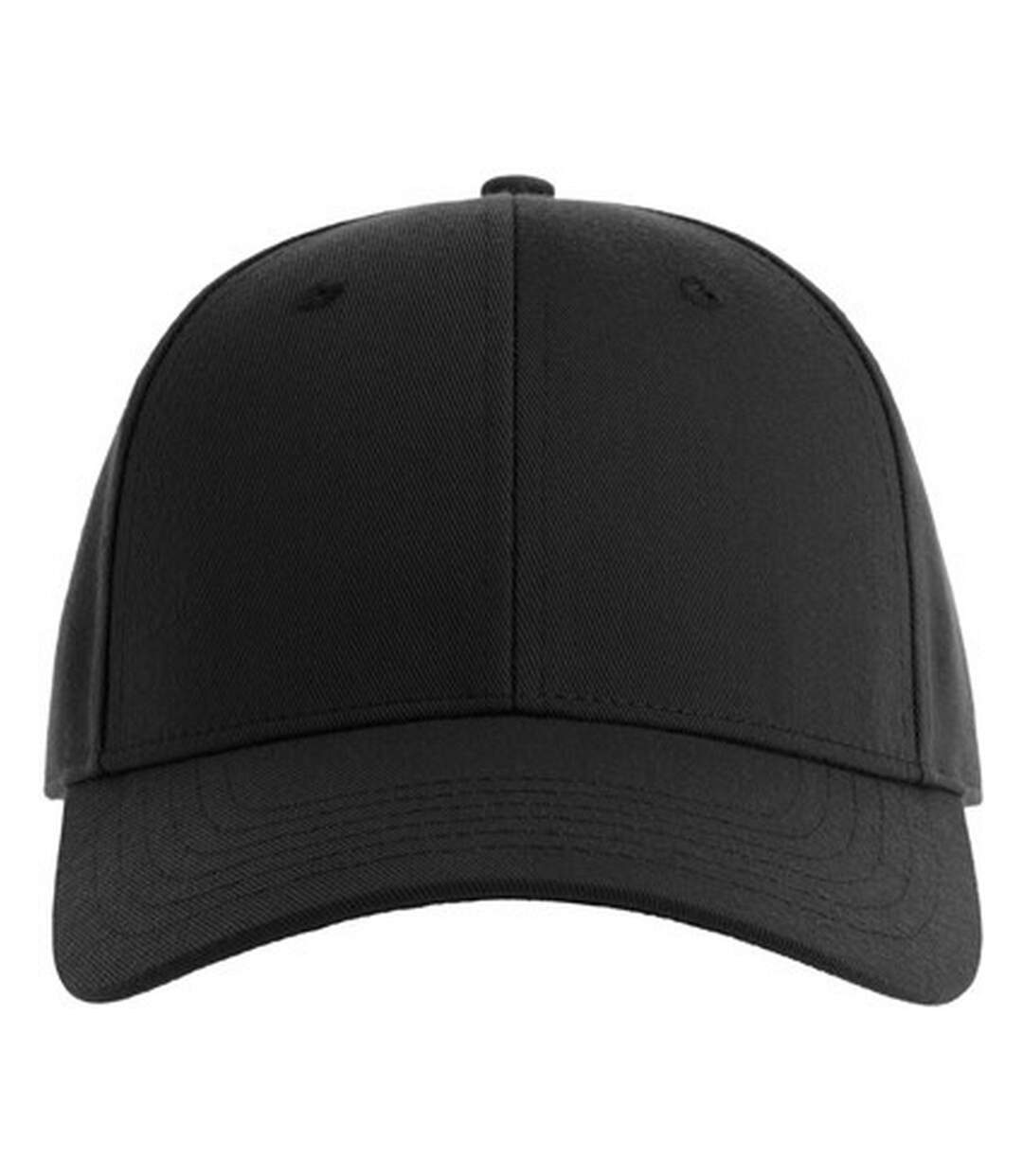 Unisex adult joshua 6 panel cap black Atlantis-1