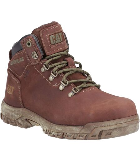 Womens/ladies mae leather safety boots cocoa Caterpillar