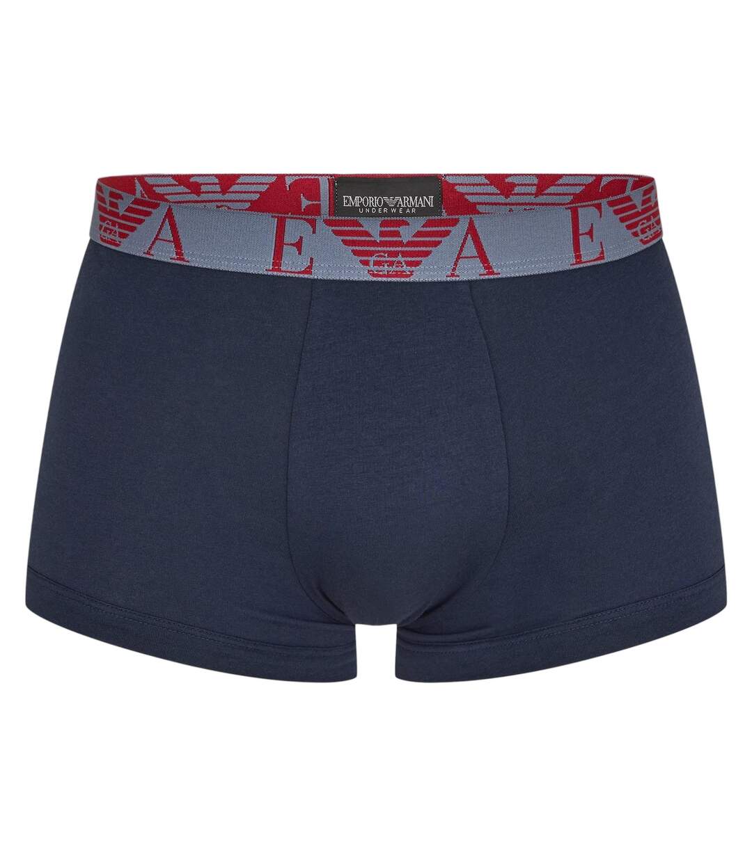 Pack Of 3  Mens Cotton Blend Boxer Shorts  Blue Red White Emporio Armani-4