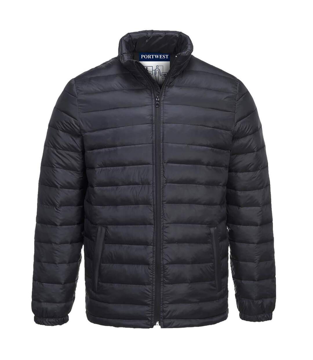 Mens aspen baffled padded jacket black Portwest