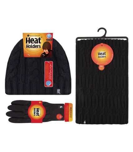 Heat Holders Ladies Hat Glove & Scarf Set - LXL