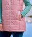 Women's Pink Padded Gilet-7