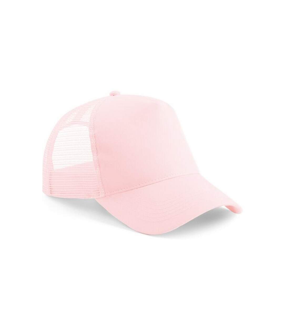 Casquette trucker adulte rose pastel Beechfield-1