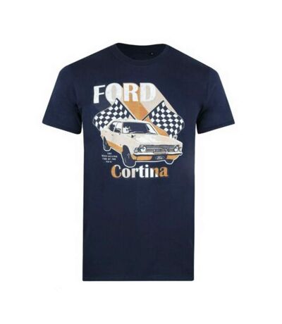 Ford - T-shirt CORTINA - Homme (Bleu marine) - UTTV256