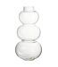 Vase Design en Verre Boule 36cm Transparent-1
