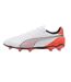 Mens King Match Firm Ground Football Boots White Red Puma-3
