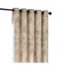 Brinn abstract eyelet curtains 72in x 64in natural Hoem