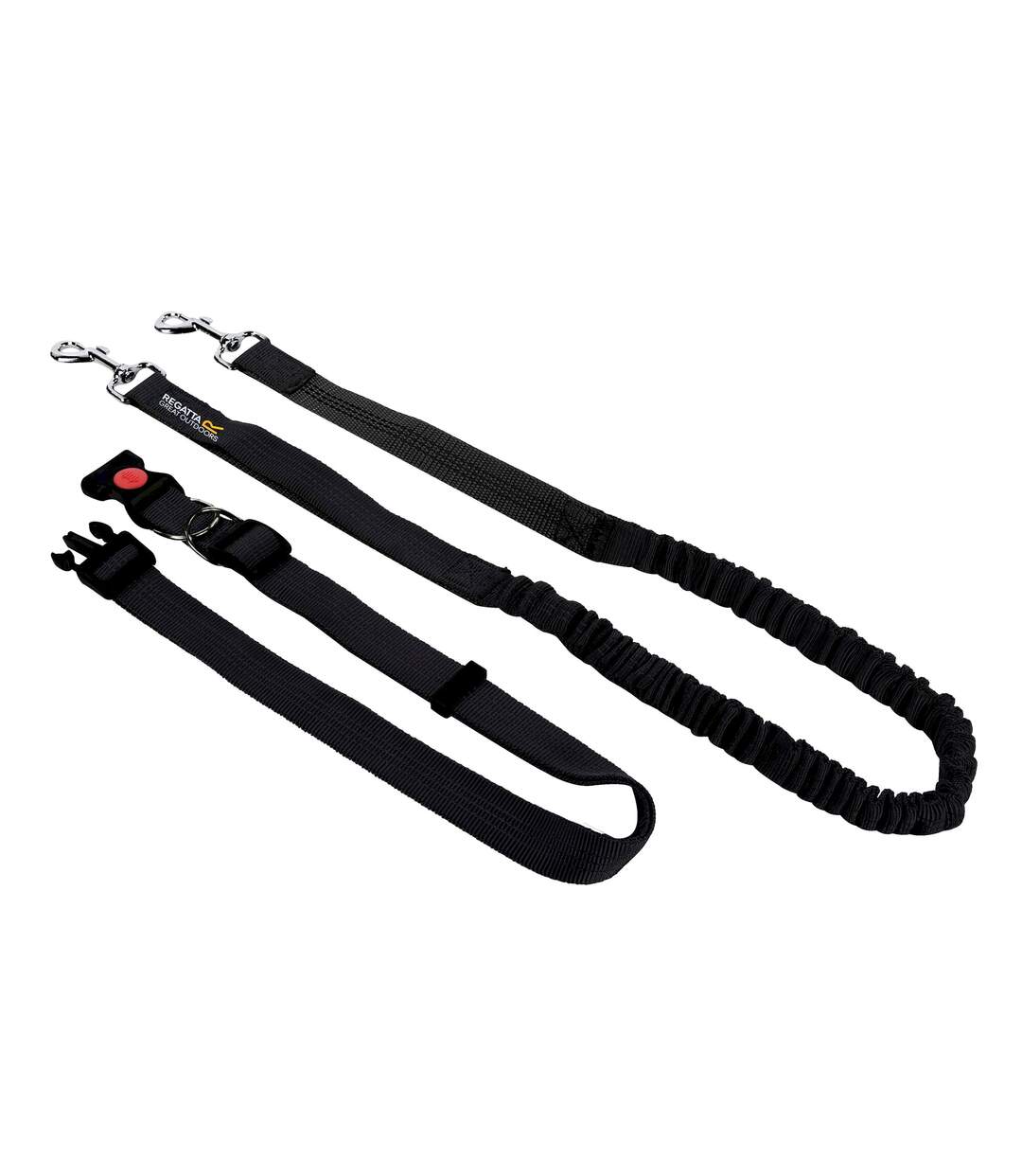 Hands free jogging dog lead one size black Regatta-1