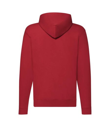 Veste À Capuche Classic Adulte Rouge Fruit Of The Loom
