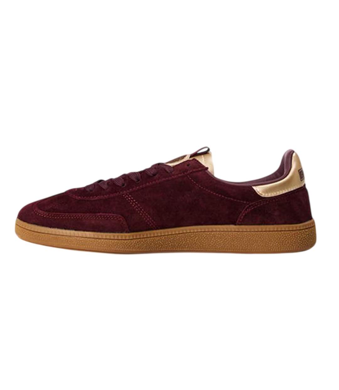 Baskets Ramblas Homme Bordeaux Foncé Jaune Or Pretty Green-2
