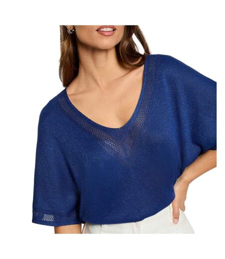 Pull bleu électrique femme morgan mchris