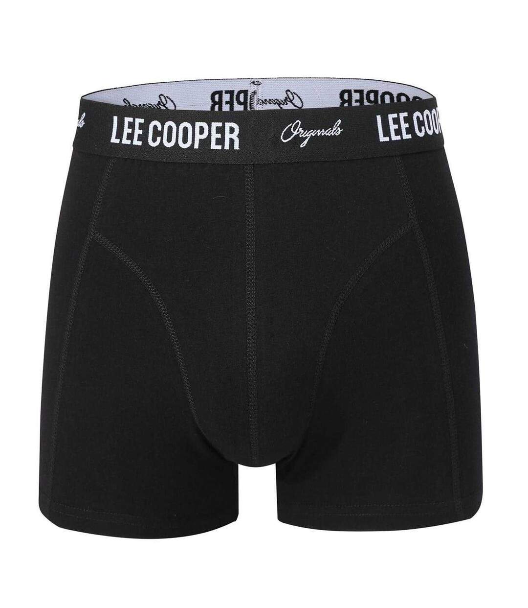 Pack Of 10  Mens Boxer Shorts  Black Grey Red White Lee Cooper-2