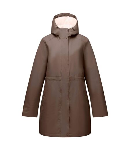 Veste Motif/style Imperméable Femme Marron Foncé Beige Clair Regatta