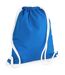 Icon Drawstring Bag One Size Sapphire Blue Bagbase-1