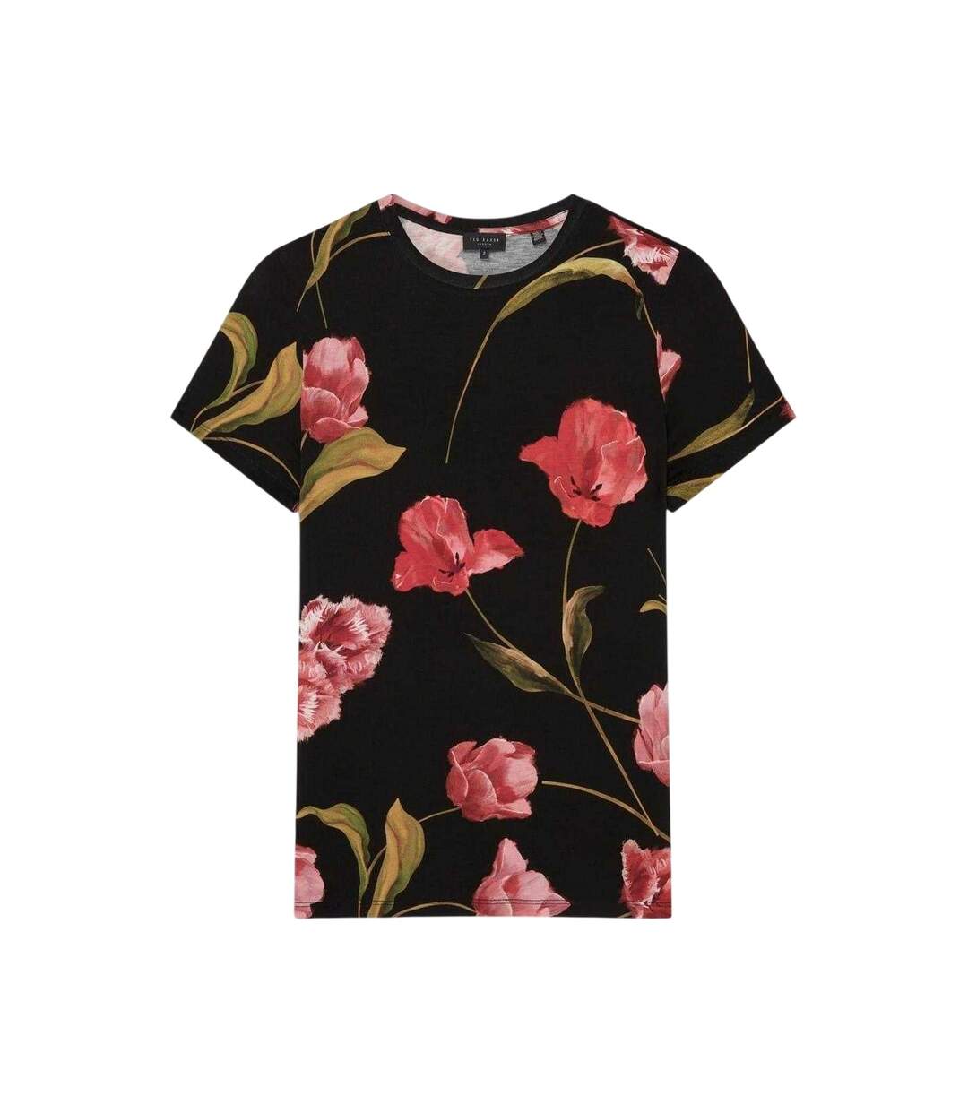 T-shirt Femme Noir Ted Baker-2