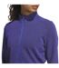 Womens/ladies Textured Jacket Indigo Adidas-4
