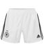 Short Domicile Motif/style Allemagne Femme Blanc Adidas-1